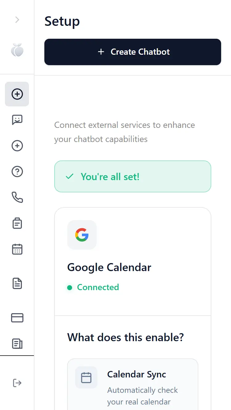 Task automation screenshot